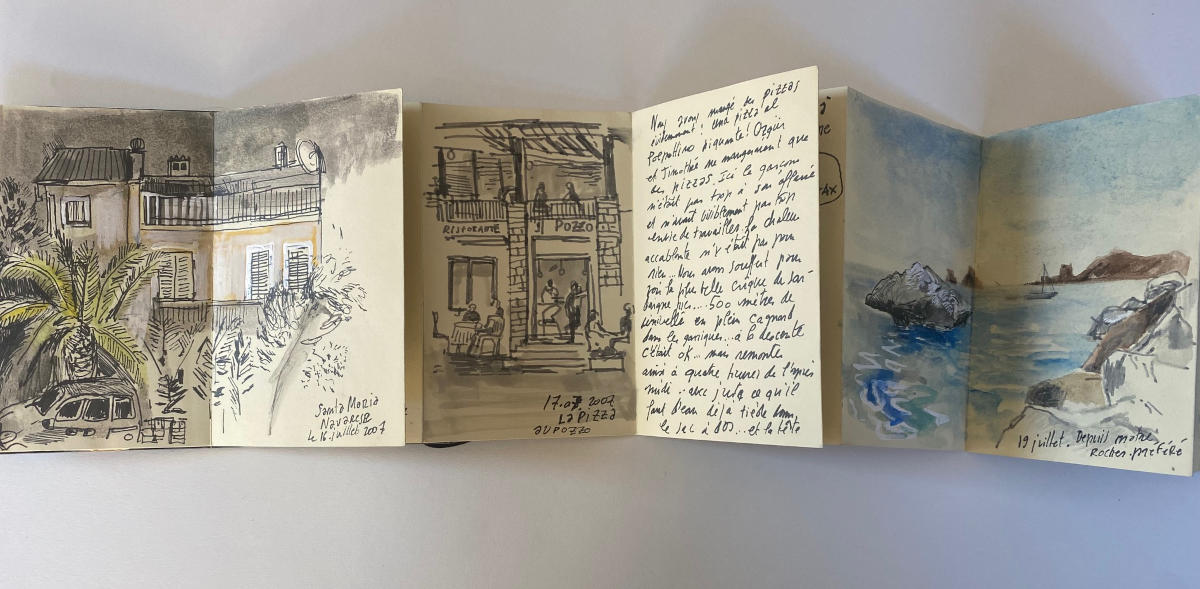 Carnets de voyage, stages adultes, Les Créateliers, Genève, Paquis