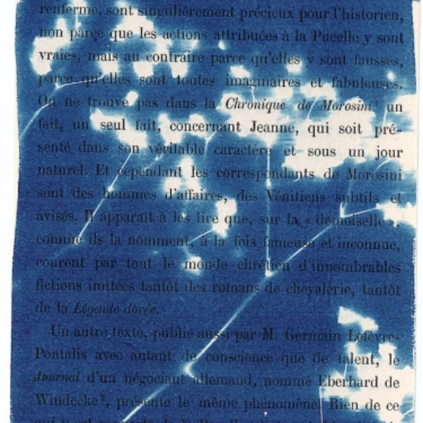 Cyanotype - Four papier - Stage adultes, Les Créateliers