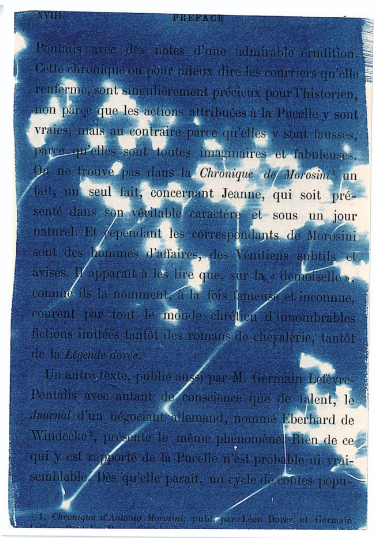 Cyanotype - Four papier - Stage adultes, Les Créateliers